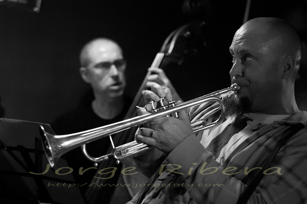 Paul Evans, Lucho Aguilar.Joan Soler Quintet. Club Jimmy Glass, Valencia,7 Febrero 2012