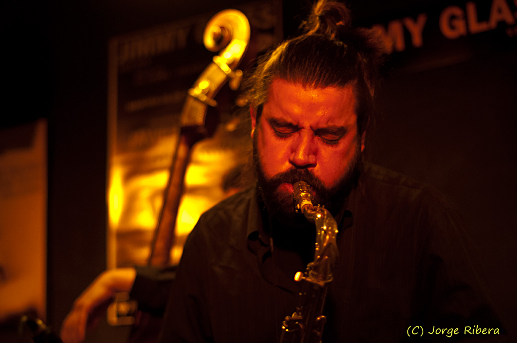 Javier Vercher. Javier Vercher -Dave Kikosky Quartet. Club Jimmy Glass Valencia. 26 Abril 2011