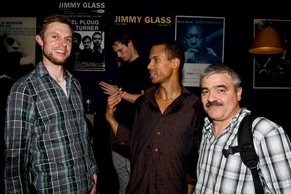 Con Mikkel Ploug y Mark Turner. Jimmy Glass Valencia